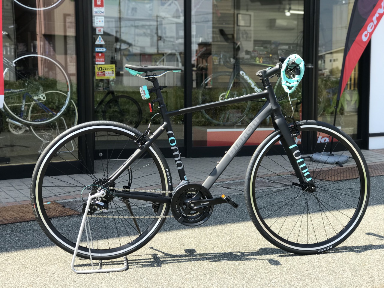 BIANCHI Roma4 クロスバイク(完全室内保管、カスタム多数) - 自転車本体