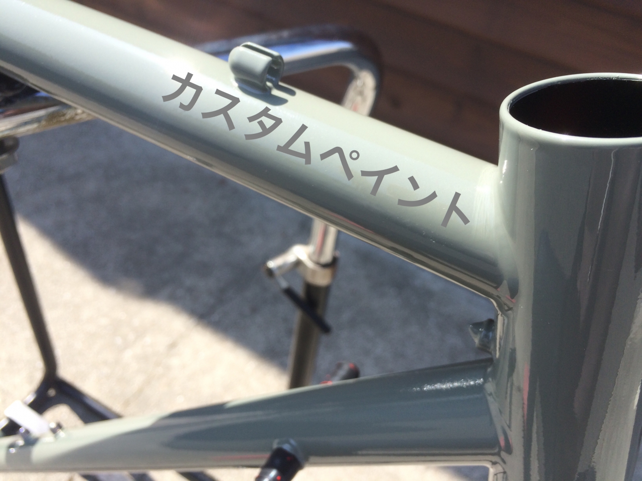 自転車 カスタム ペイント